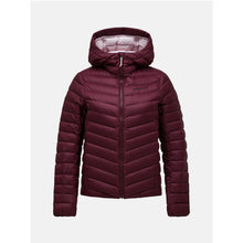 Kurtka damska PEAK PERFORMANCE Frost Down Hood Jacket bordowa
