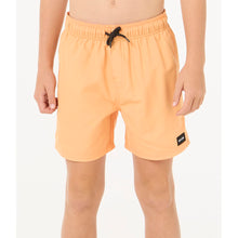 Szorty kąpielowe chłopięce RIP CURL OFFSET VOLLEY - BOY pomarańczowe
