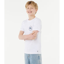 Koszulka RIP CURL STAPLER TEE - BOY biała
