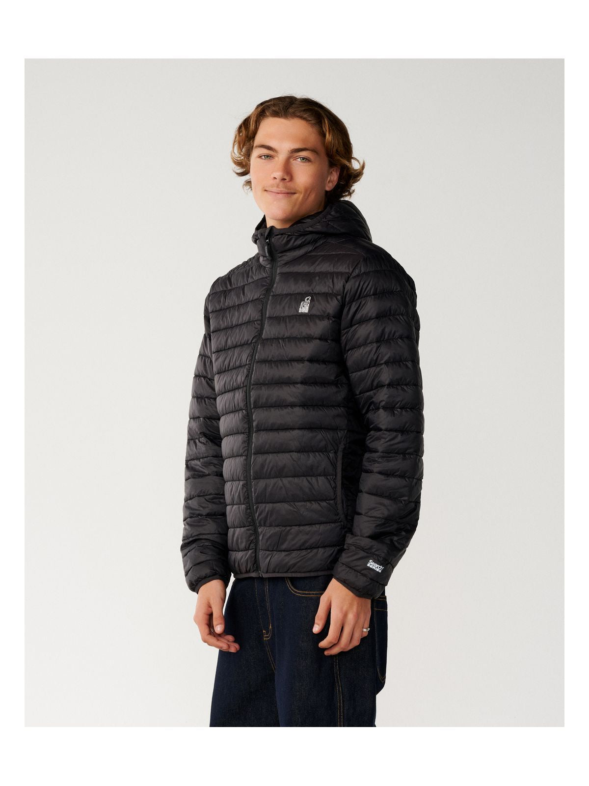 Kurtka męska RIP CURL S-Series Puffer Dwr Hood czarna