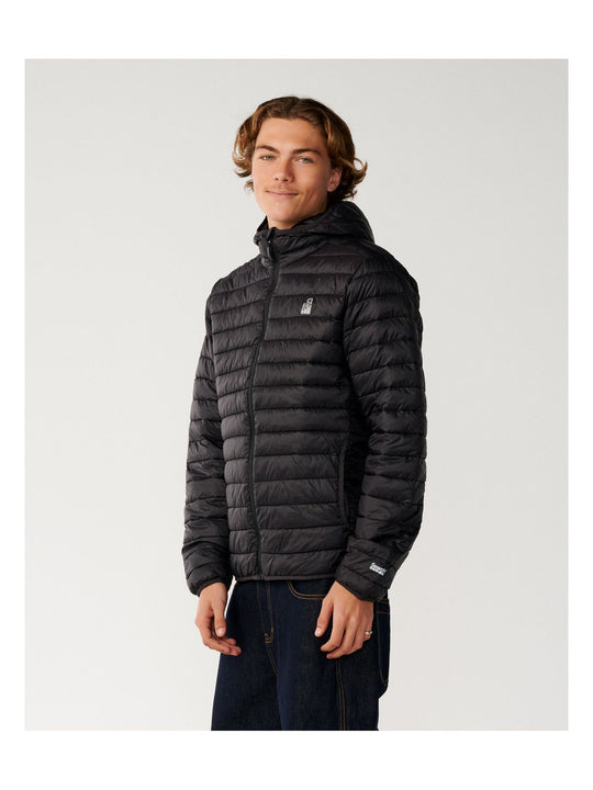 Kurtka męska RIP CURL S-Series Puffer Dwr Hood czarna
