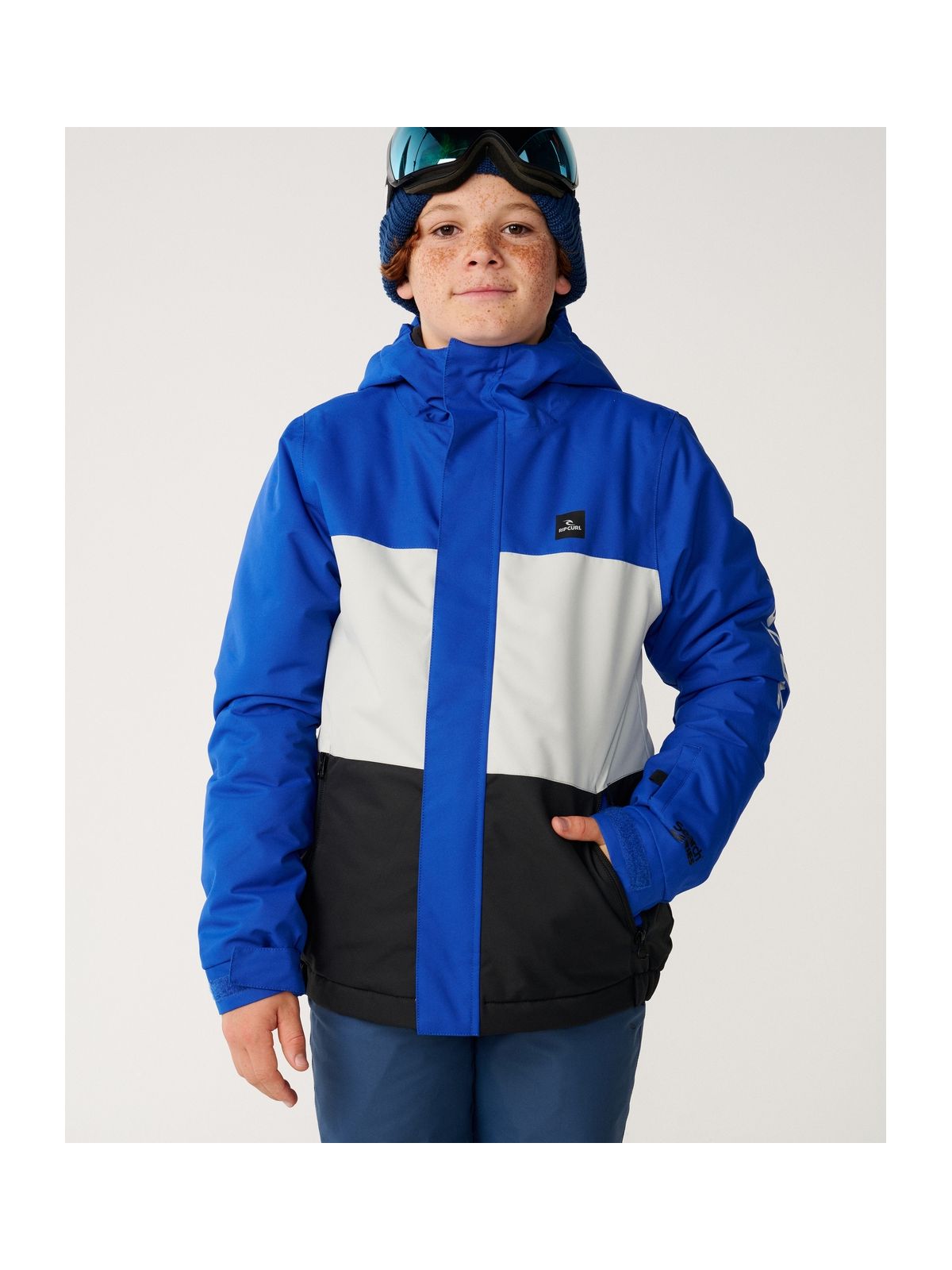 Kurtka juniorska RIP CURL S-Series zolly10K Jkt Kids niebieska
