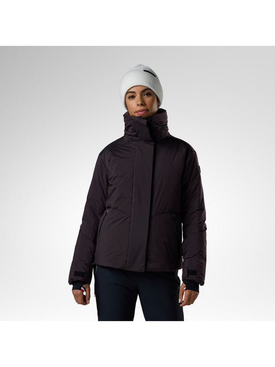 Kurtka narciarska damska ROSSIGNOL W Snowblaze Down Ski Jacket bordowa
