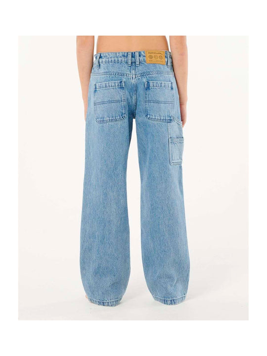 Spodnie chłopięce RIP CURL Hyped Denim Pant-Boy niebieskie
