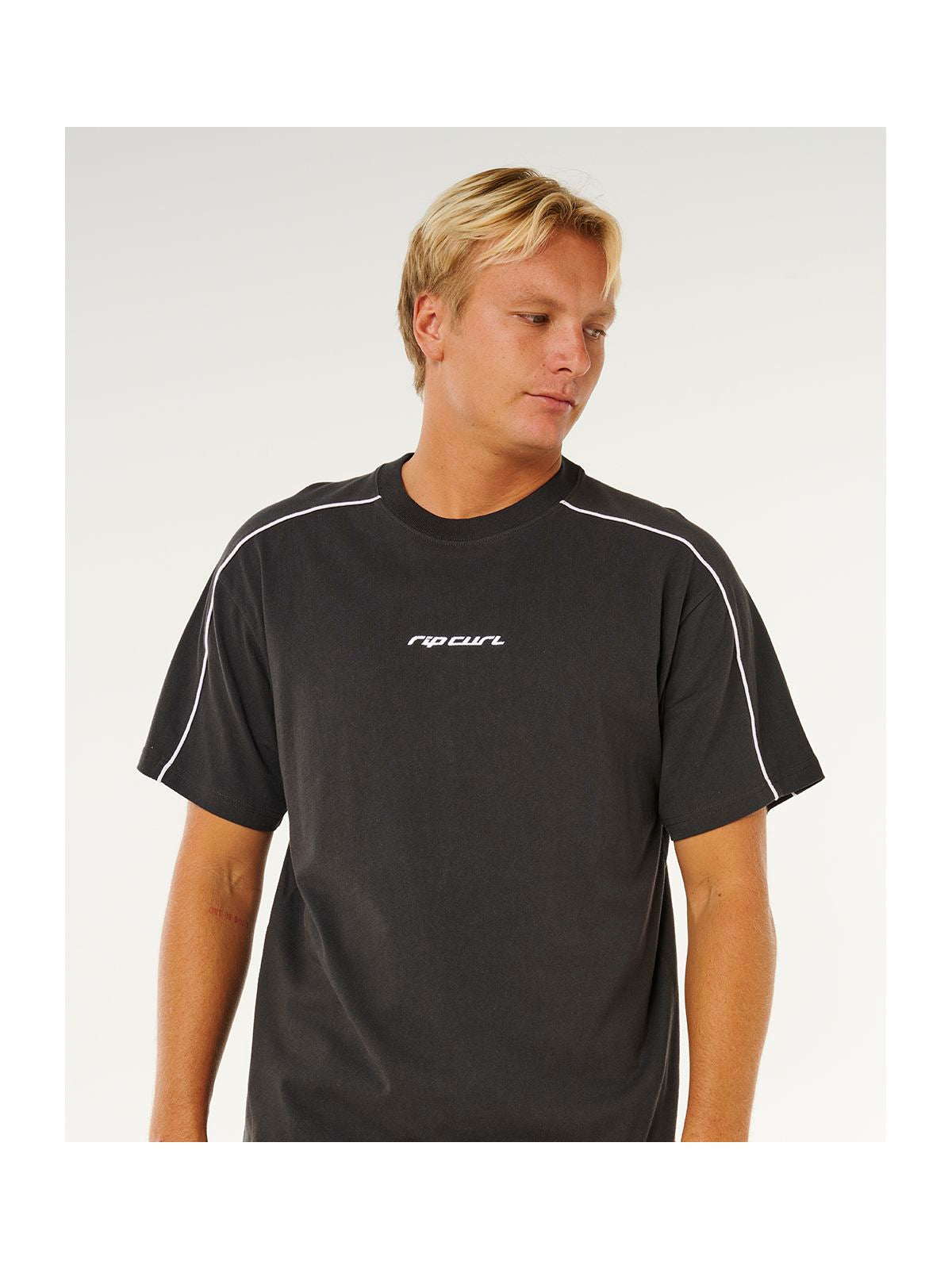 Koszulka męska RIP CURL Inner Visions Panel Tee czarna