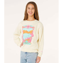 Bluza dziewczęca RIP CURL Sunshine Squad Crew-Girl biała
