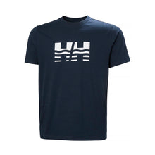 Koszulka męska HELLY HANSEN Core Graphic T 2.0 granatowa
