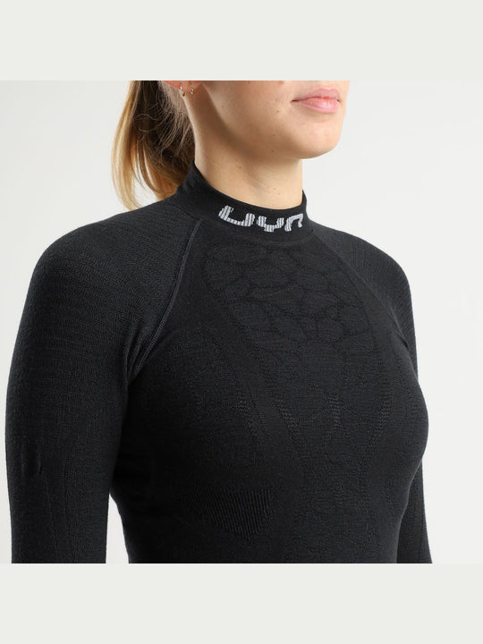Koszulka UYN Woman Elevatyon Biomorph Uw Shirt Long Sl.Turtle Neck czarny
