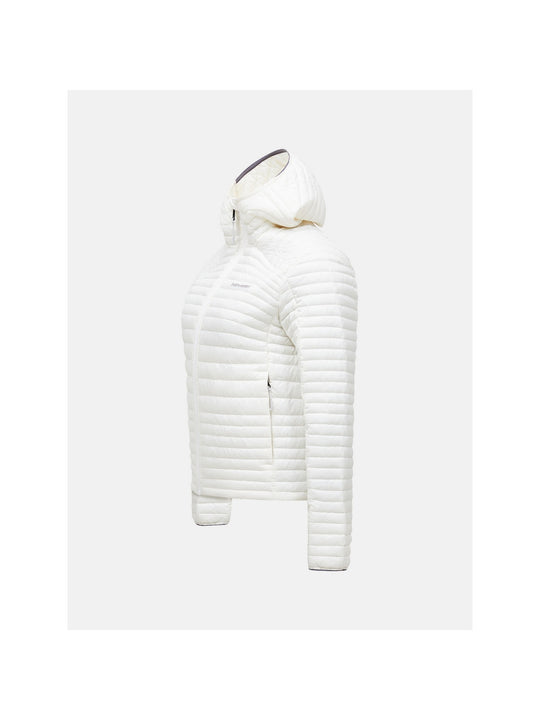 Kurtka damska PEAK PERFORMANCE Monolight Insulated Hood Jacket biała
