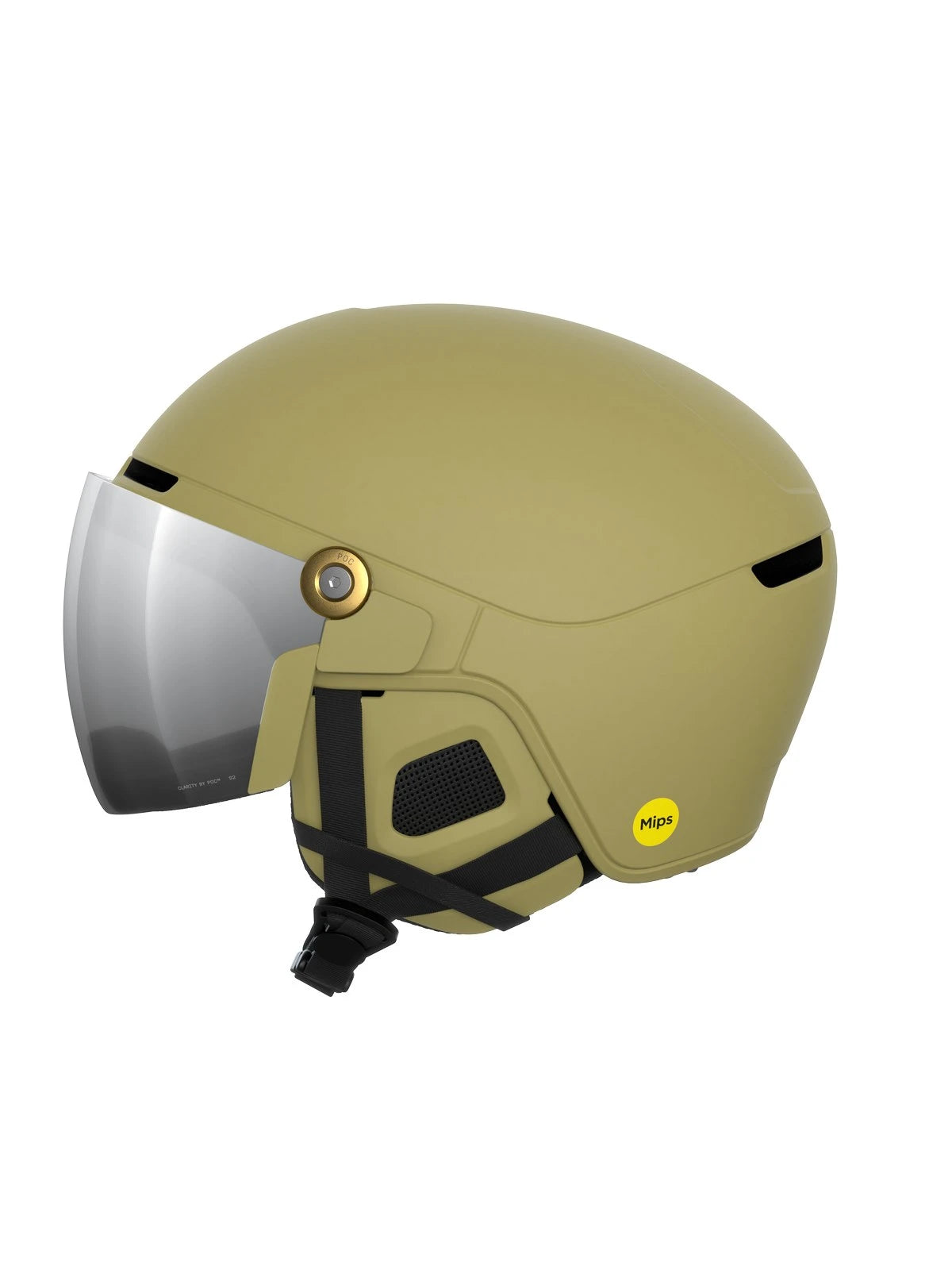 Kask narciarski POC Obex Visor oliwkowy