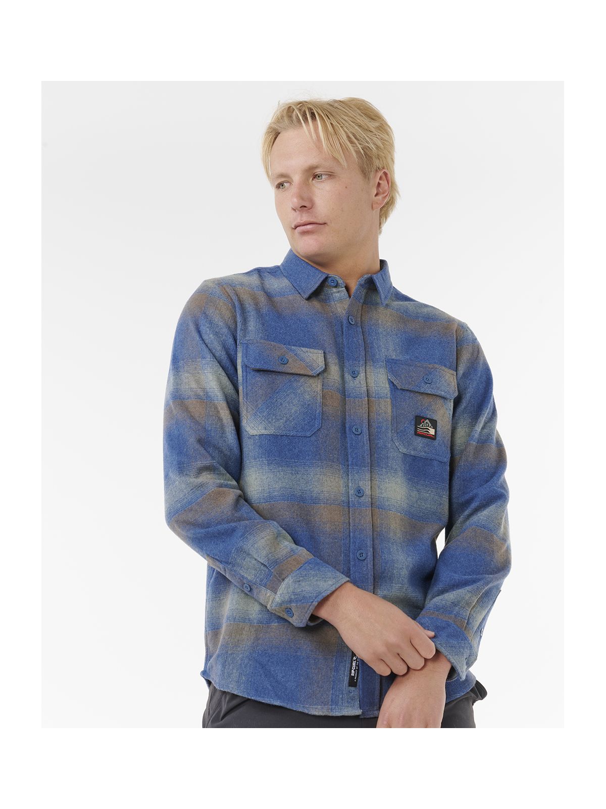 Koszula RIP CURL SEARCH WOOL FLANNEL granatowa