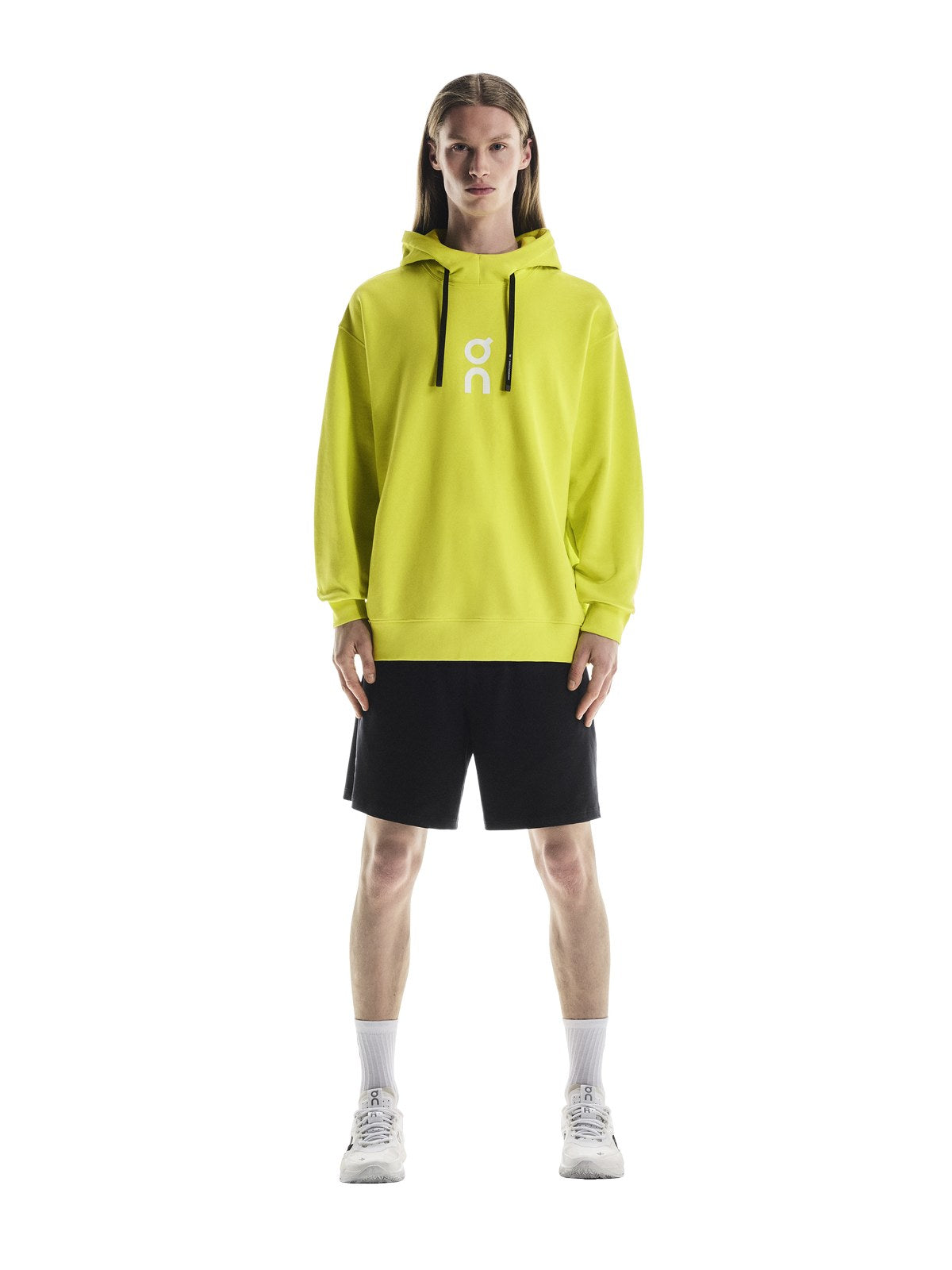 Bluza z kapturem męska On Club Hoodie żółty