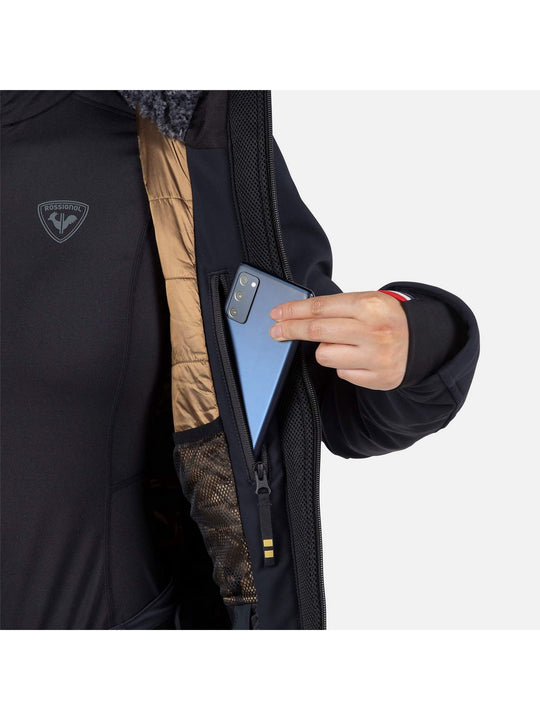 Kurtka narciarska damska ROSSIGNOL W Cieloalto Jkt czarny
