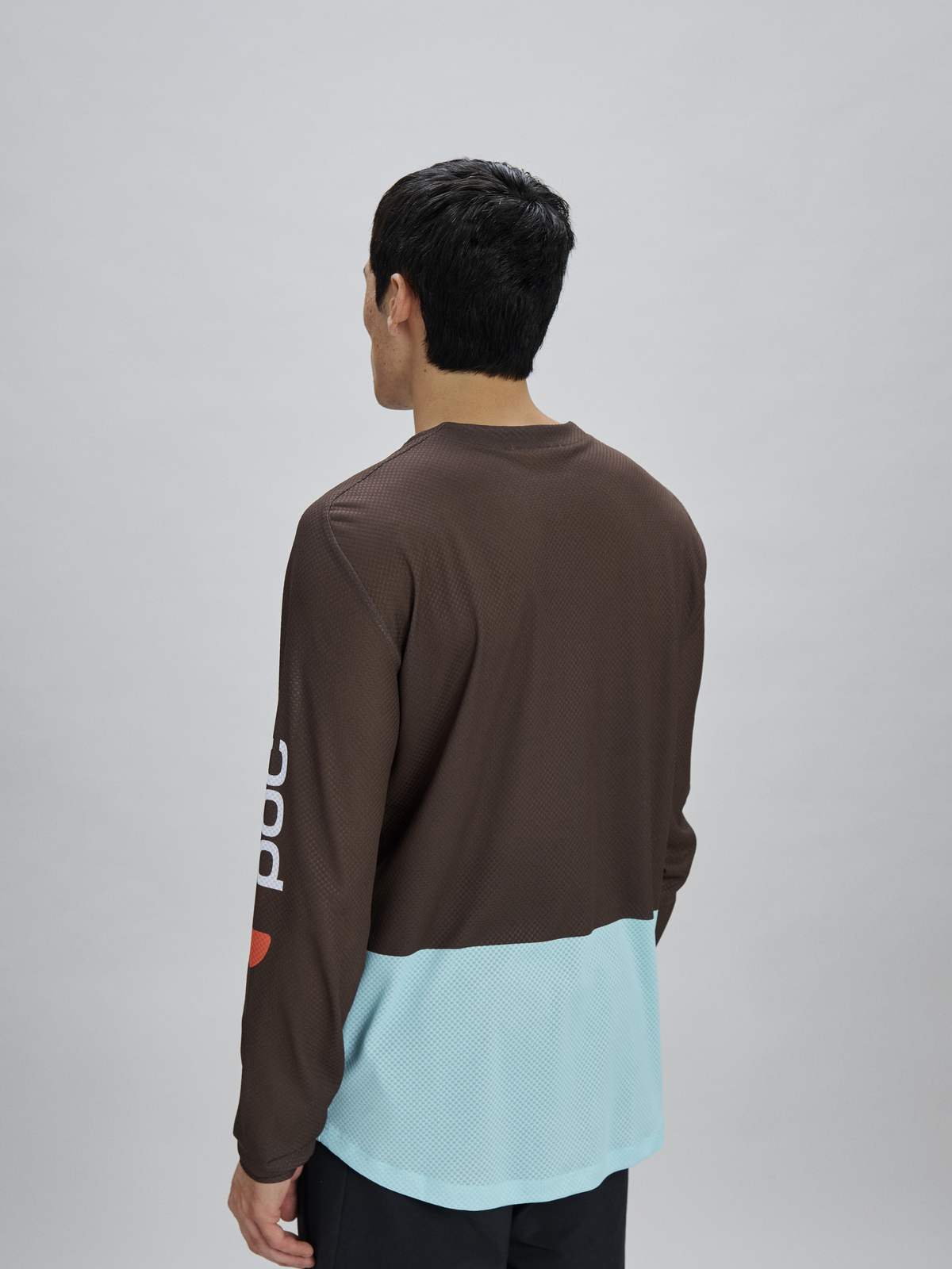 Koszulka rowerowa POC M's Motion Air L/S Jersey brązowa