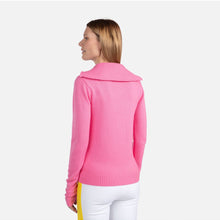Sweter damski ROSSIGNOL W Jcc 1/2 Zip różowy
