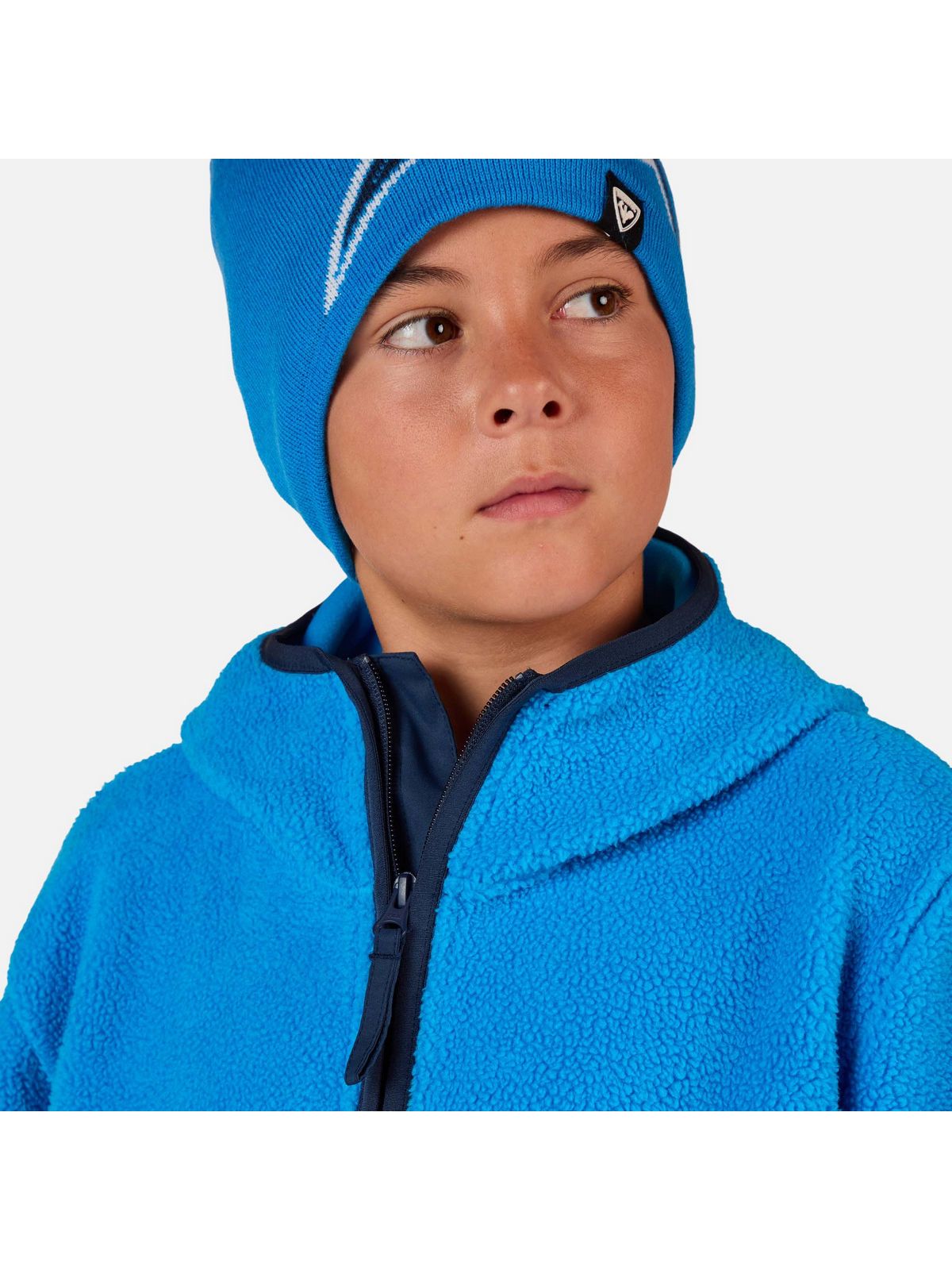 Bluza dziecięca ROSSIGNOL JR ALLTRACK ANORAK FLEECE niebieska