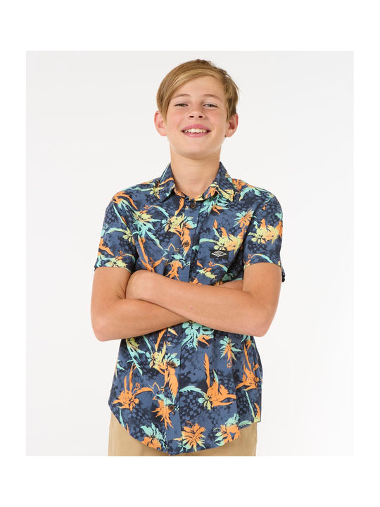 Koszula RIP CURL Raw Energy Shirt - Boy granatowy
