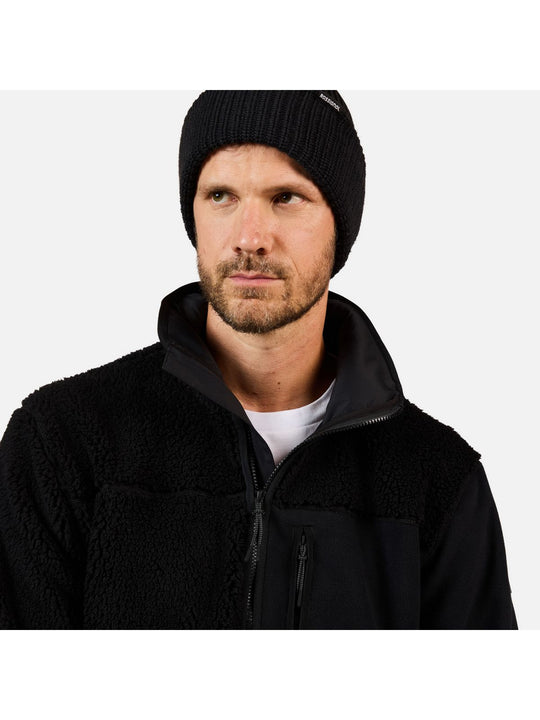Bluza męska męska ROSSIGNOL ALLTRACK FZ SHERPA JKT czarna
