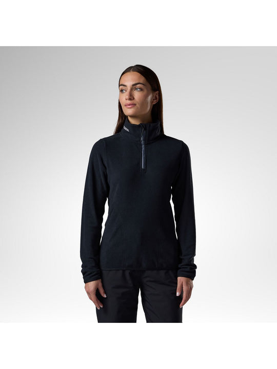 Bluza damska ROSSIGNOL W Quarter Zip Polar Fleece czarna
