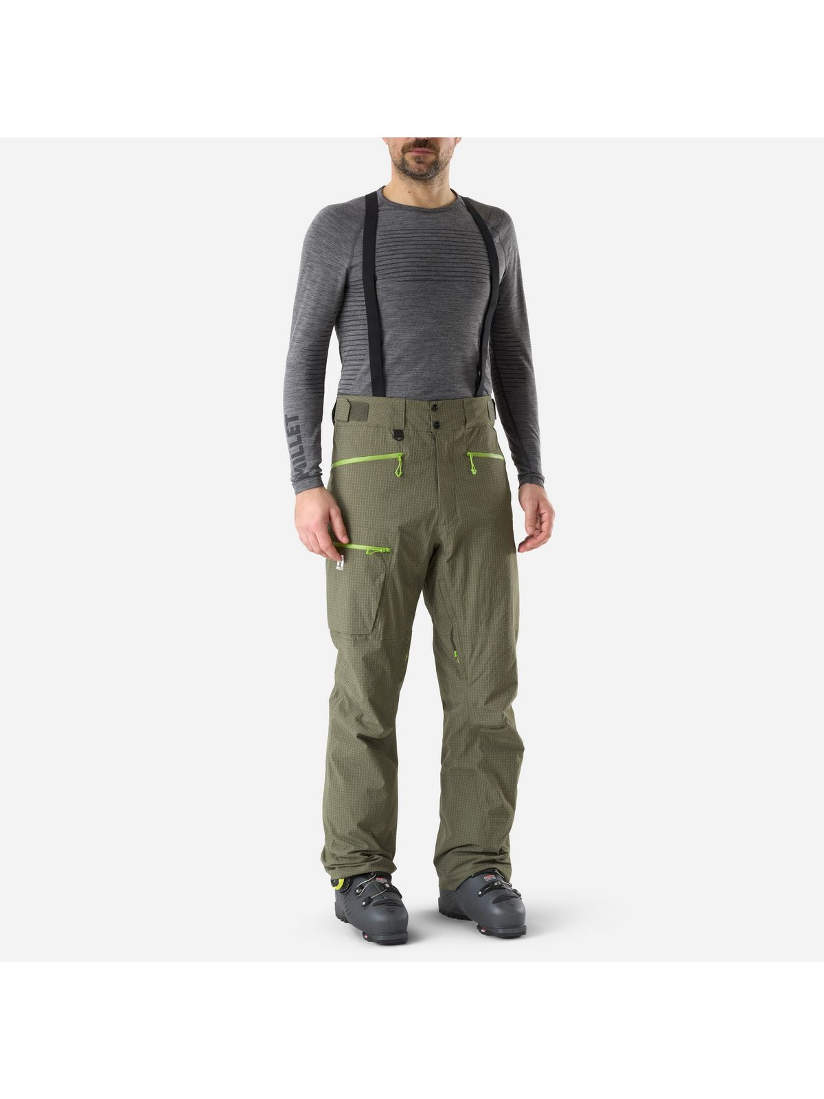 Spodnie męskie MILLET M Grands Montets Pant M zielone