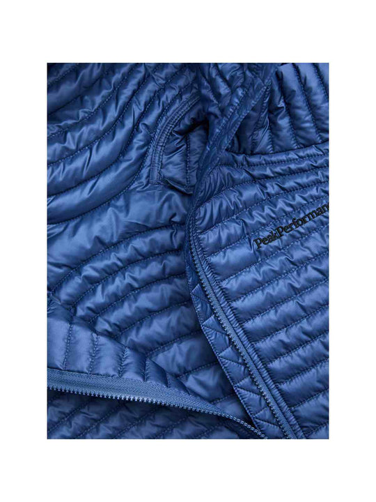 Kurtka narciarska męska PEAK PERFORMANCE Monolight Insulated Hood Jacket niebieska
