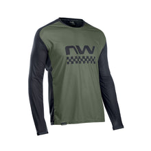 Koszulka rowerowa NORTHWAVE EDGE Jersey LS - zielony /czarny - Adventure Sports

