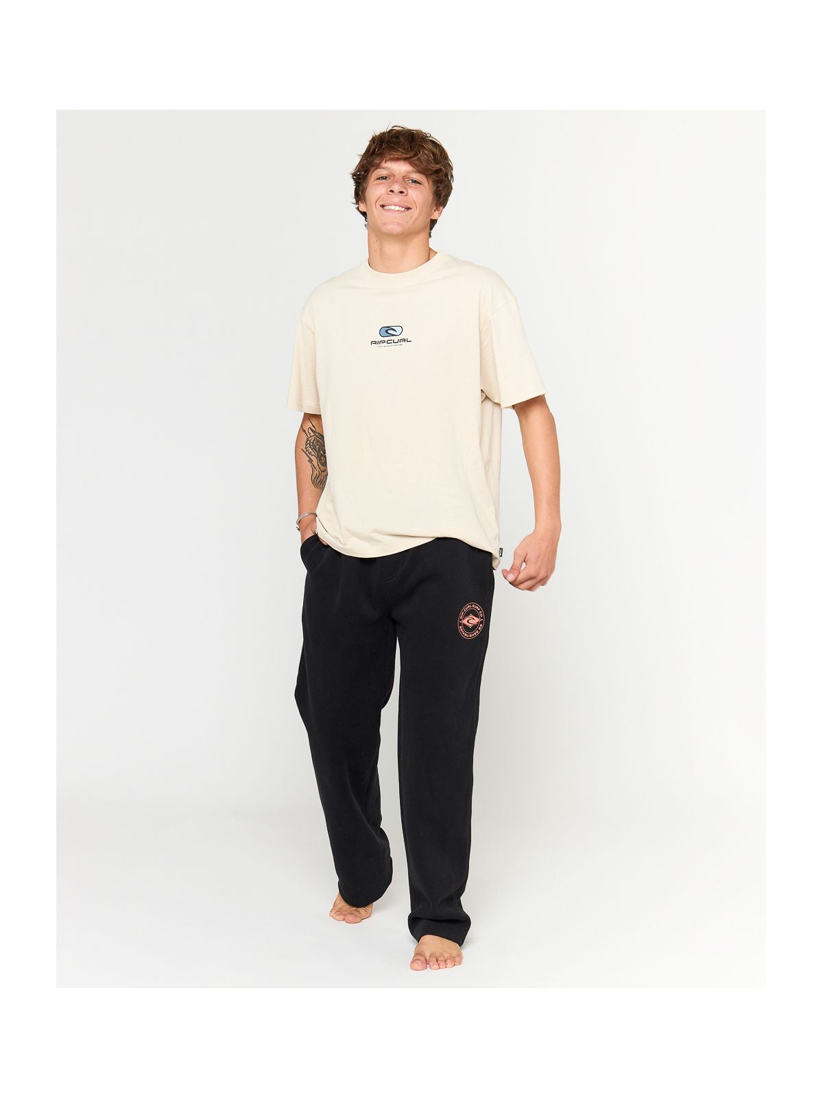 Spodnie RIP CURL STAPLER TRACKPANT czarne