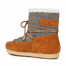 Buty damskie MOON BOOT Mb Far Side Low  - szkocka krata brązowa
