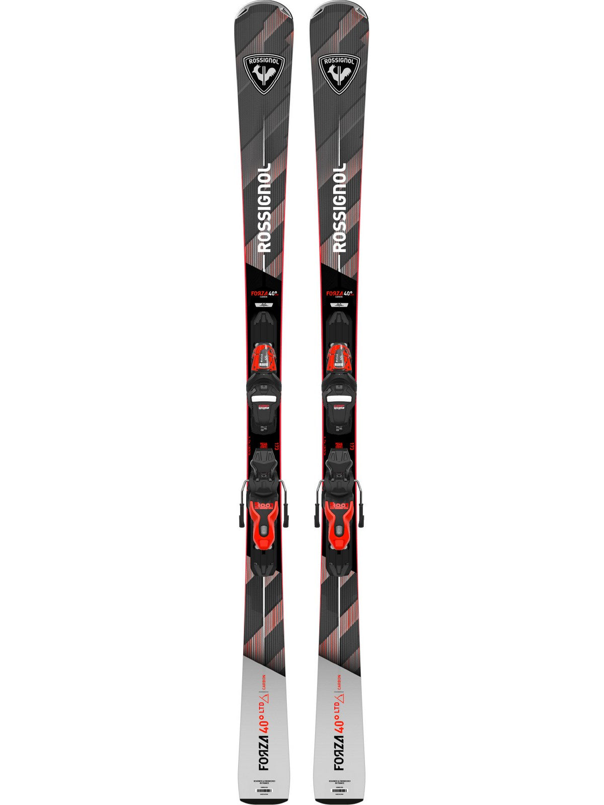 Narty ROSSIGNOL Forza 40' Ltd + wiązania LOOK Xpress 11 GW B83 Black/Hot Red