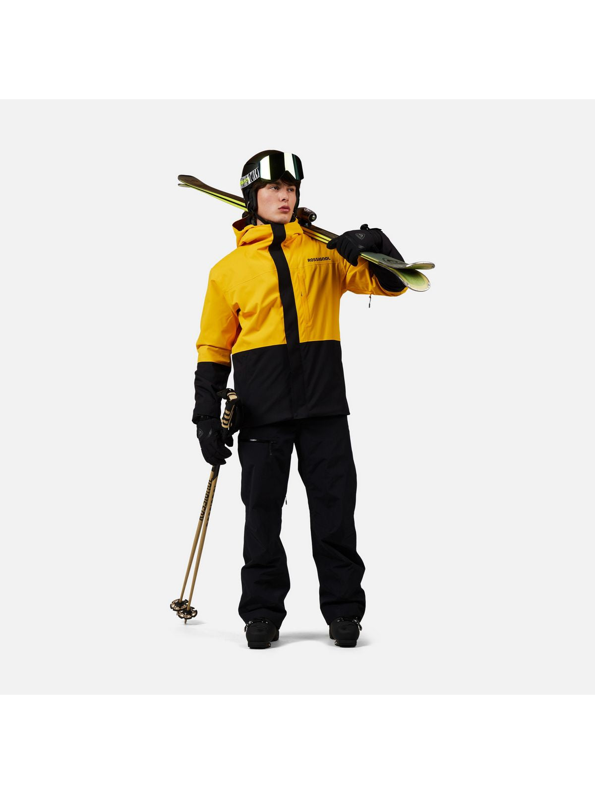 Spodnie narciarskie męskie ROSSIGNOL Outerlimits Insulated BIB czarne