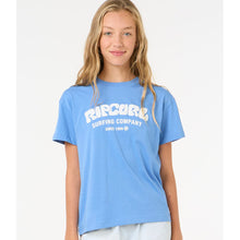 Koszulka RIP CURL SURF PUFF RELAXED TEE- GIRL niebieska
