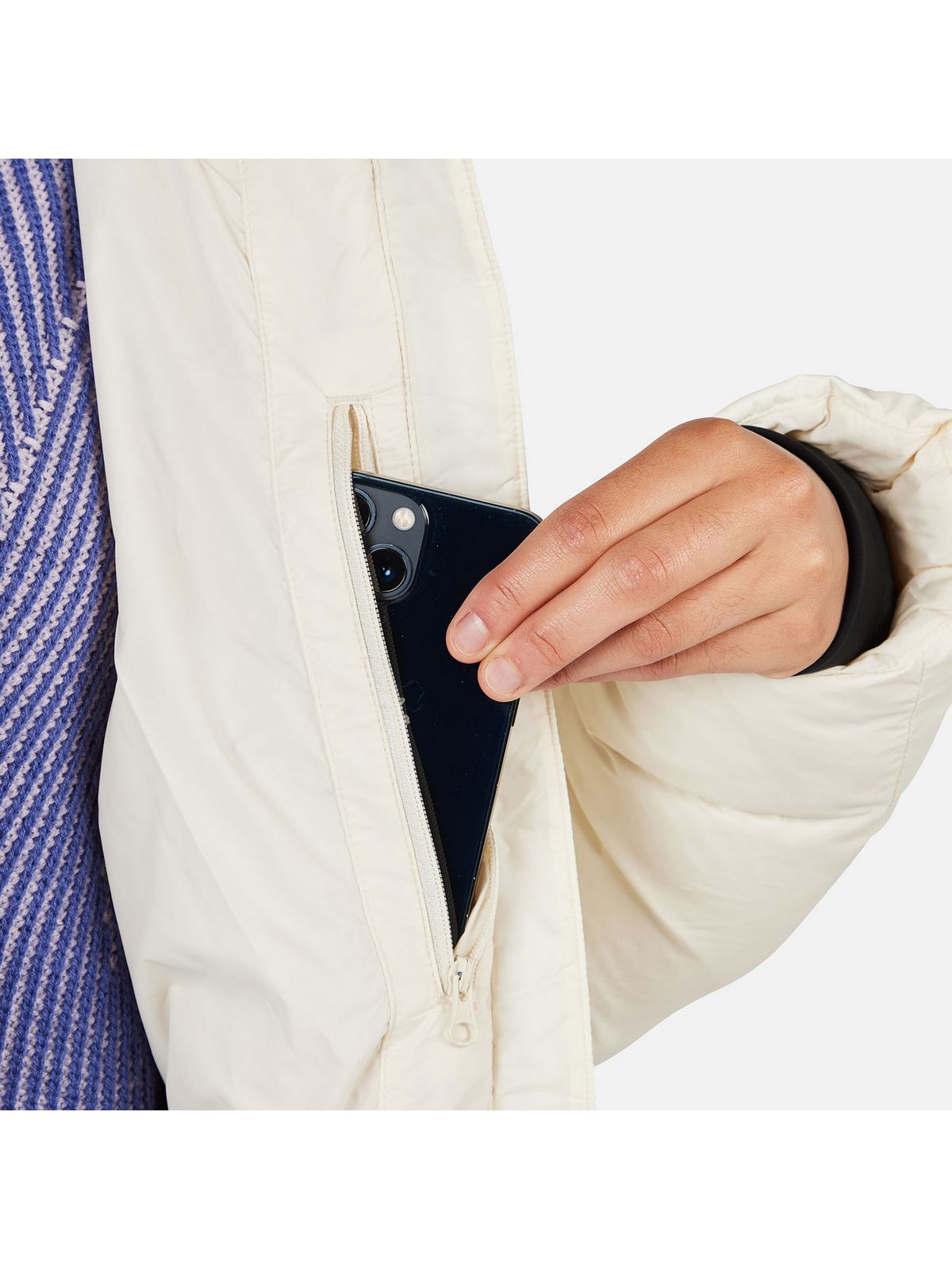 Kurtka narciarska damska ROSSIGNOL W ARETU CROPPED DOWN JKT biała