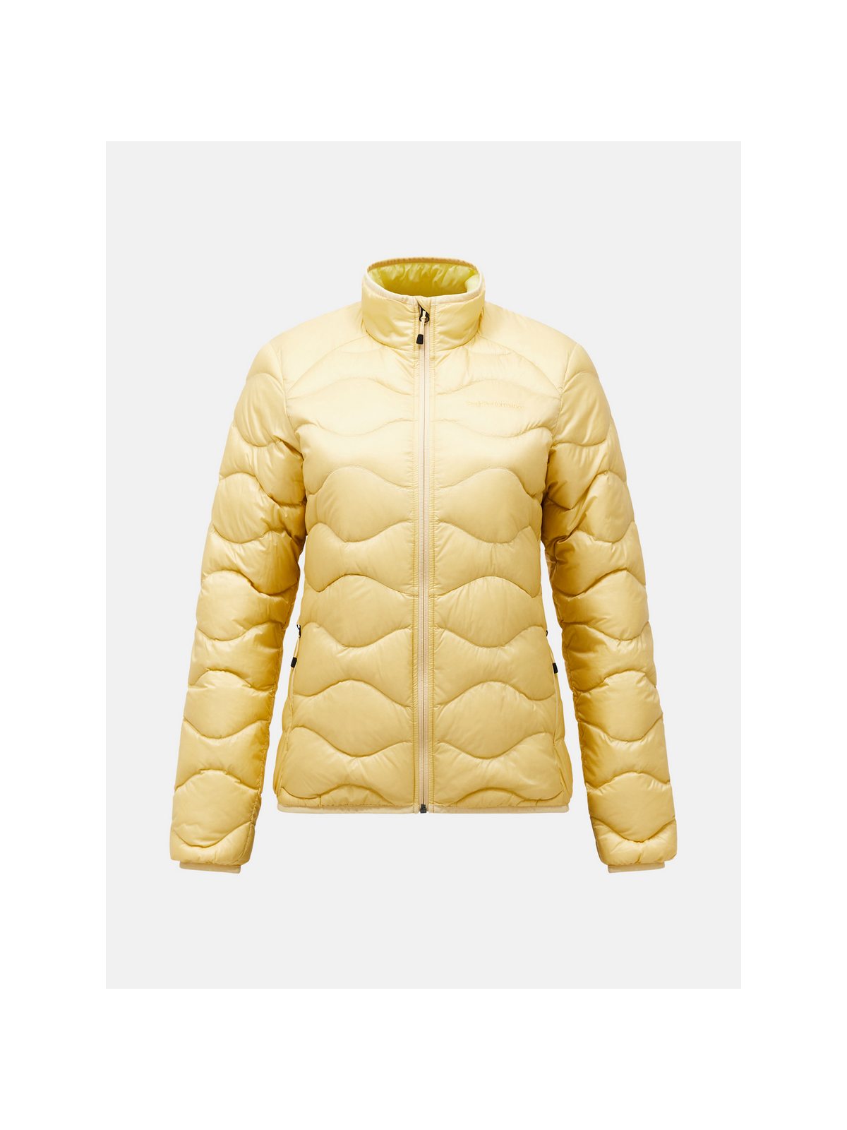 Kurtka damska PEAK PERFORMANCE Helium Down Jacket żółta