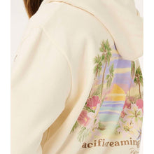 Bluza damska RIP CURL Poolside Zip Thru Relaxed Hood beżowa
