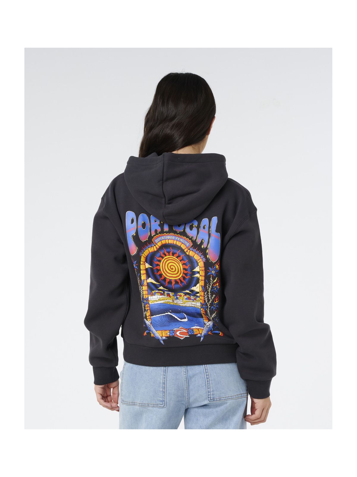 Bluza damska RIP CURL Peniche Merch Hood czarna