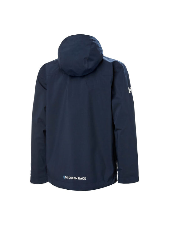 Kurtka Dziecięca Żeglarska HELLY HANSEN K/Jr The Ocean Race Jacket granatowa
