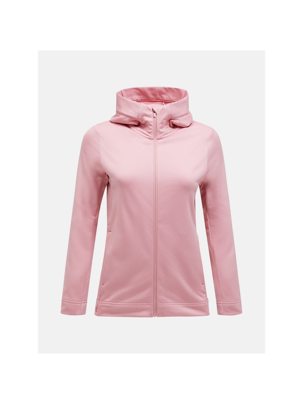 Bluza Peak Performance W Rider Tech Zip Hood różowy