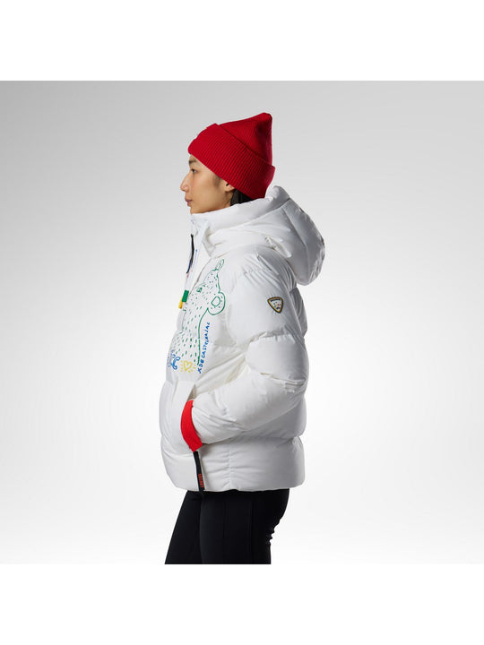 Kurtka narciarska damska ROSSIGNOL W Jcc Allsnow Down Ski Jacket biała
