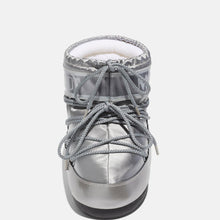 Buty śniegowe damskie MOON BOOT Icon Low Glance srebrne
