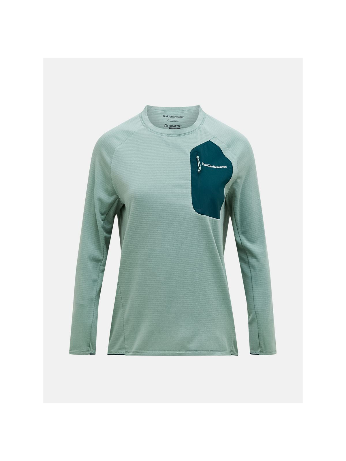 adventuresports bluza-peak-performance-w-freelight-polartec-power-grid-crew-g80167040-g68 front