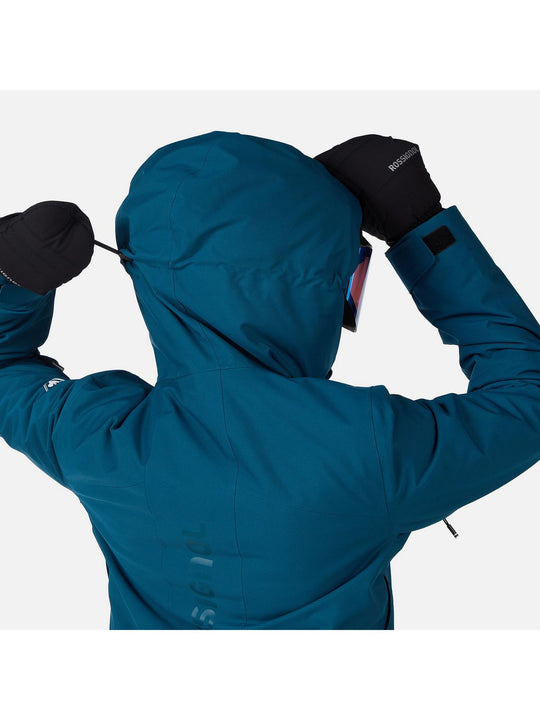 Kurtka narciarska damska ROSSIGNOL W ROCHRUN INSULATED JKT niebieska
