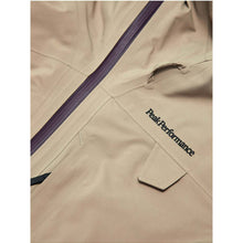 Kurtka narciarska damska Peak Performance W Alpine Gore beżowy - Adventure Sports
