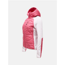 Kurtka damska PEAK PERFORMANCE Helium Hybrid Down Hood Jacket różowa
