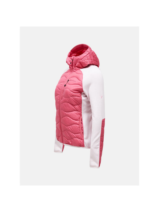 Kurtka damska PEAK PERFORMANCE Helium Hybrid Down Hood Jacket różowa
