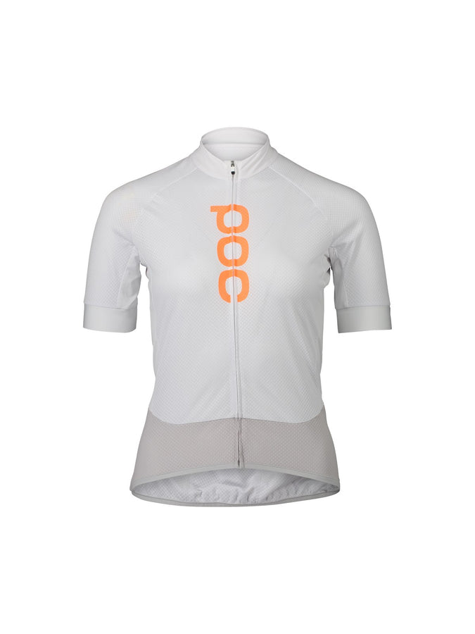 Koszulka rowerowa POC W's ESSENTIAL ROAD LOGO Jersey - biały