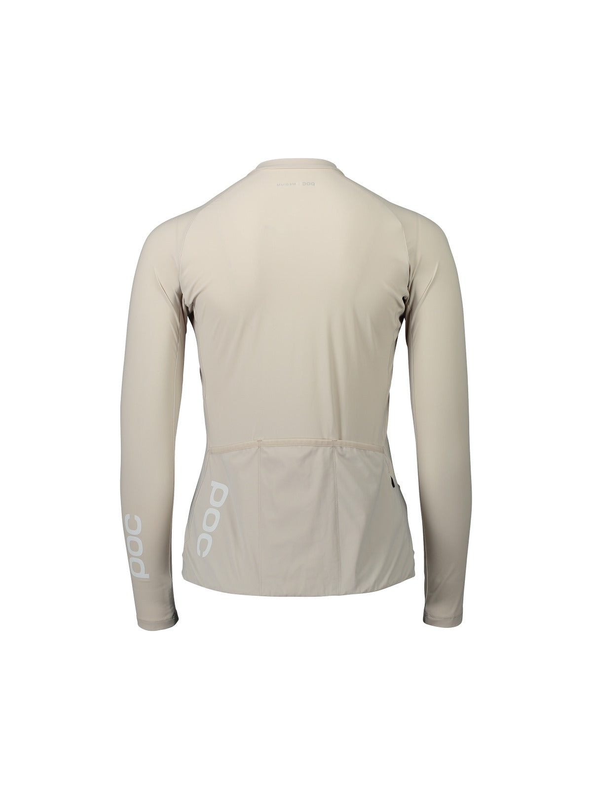 Koszulka rowerowa POC ESSENTIAL ROAD W’S LS - beżowa - Adventure Sports