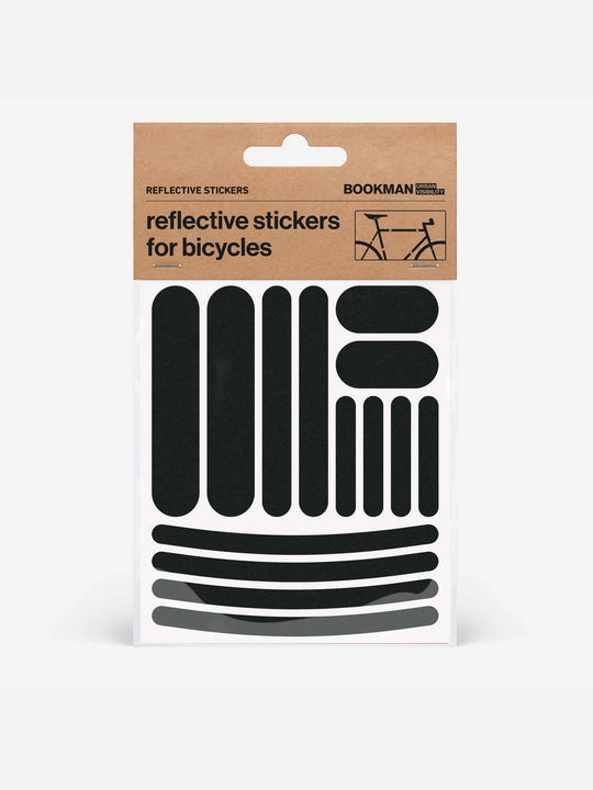 Naklejki odblaskowe BOOKMAN Reflective Stickers Strips czarny
