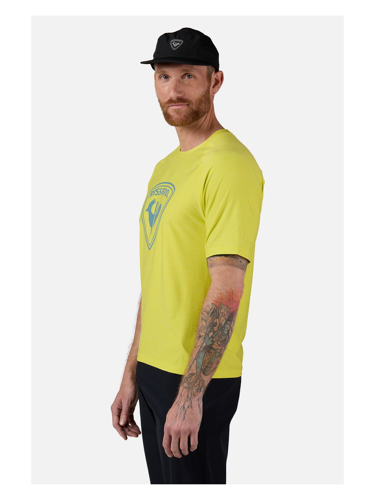 Koszulka treningowa męska ROSSIGNOL Westweg Shield Tee zielony - Adventure Sports