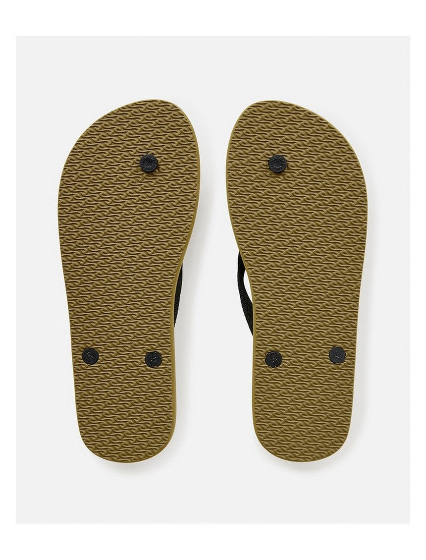Japonki plażowe RIP CURL Brand Logo Bloom Open Toe oliwkowe