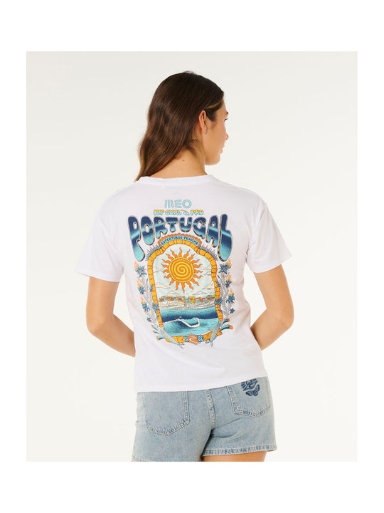 Koszulka damska RIP CURL RIP CURL Pro Peniche 2026 biała
